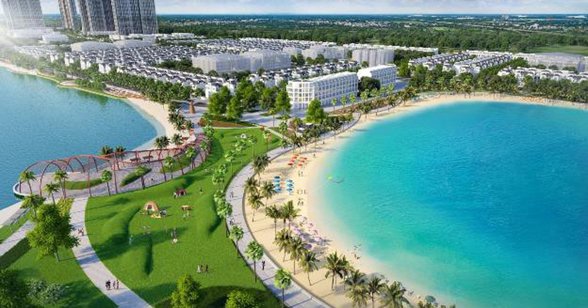 Biển hồ nước mặn – Điểm nhấn của Vinhomes Ocean Park