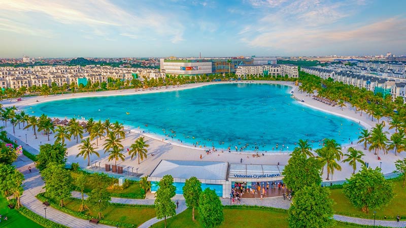 biển hồ nước mặn Crystal Lagoon