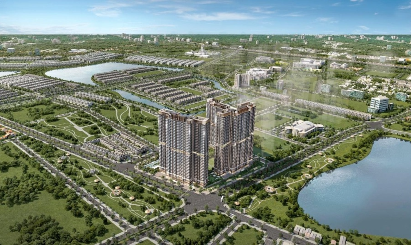 Masteri Lakeside tọa lạc tại nút giao Lý Thánh Tông và Đại Tây Dương đồng thời sở hữu tầm nhìn khoáng đạt.