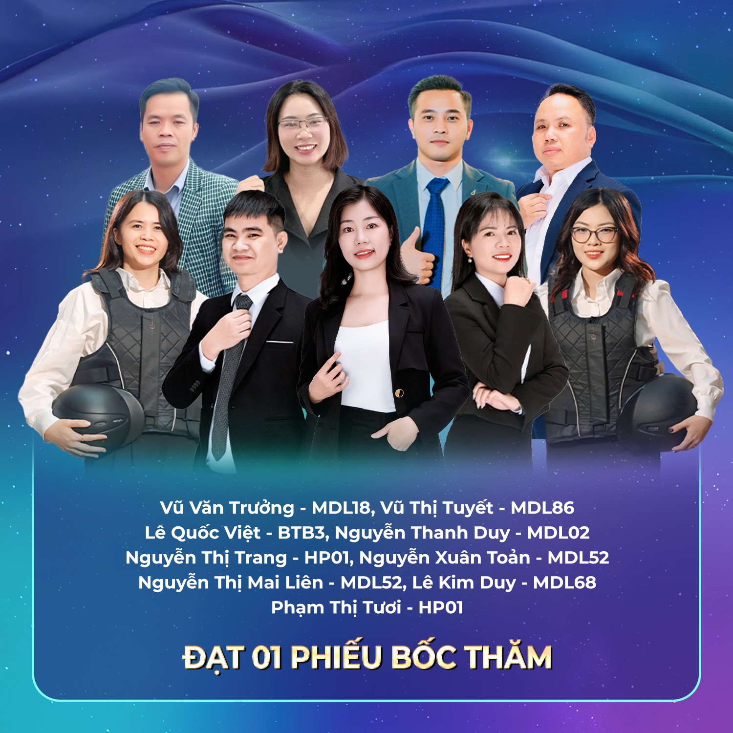 Các chiến binh sở hữu 1 vé bốc thăm